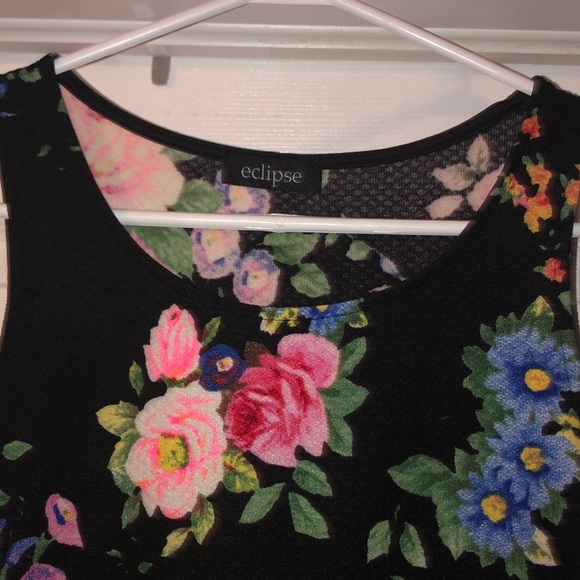 Floral peplum top - Picture 3 of 3